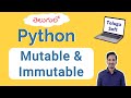 Mutable Immutable in Python in Telugu #python #telugu