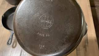 My Vintage Cast Iron collection: Lodge, Wagner, Griswold, BSR and gate marked