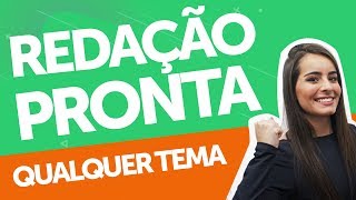 COMO FAZER UMA REDAÇÃO DO ENEM SEM SABER NADA SOBRE O TEMA | APRENDA TUDO COM A POXALULU