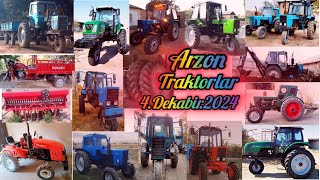 Yangi Traktor Bozor 4.Dekabir.2024 Belarus Mtz Ttz Ls T40 Yumz Changan Mini Tractor Seyelka Xunjie.