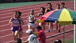 第54回群馬県高校総体 陸上競技 女子800m予選3組 2019-05-17