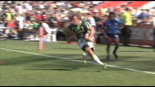 Werner Kok scores his first try
