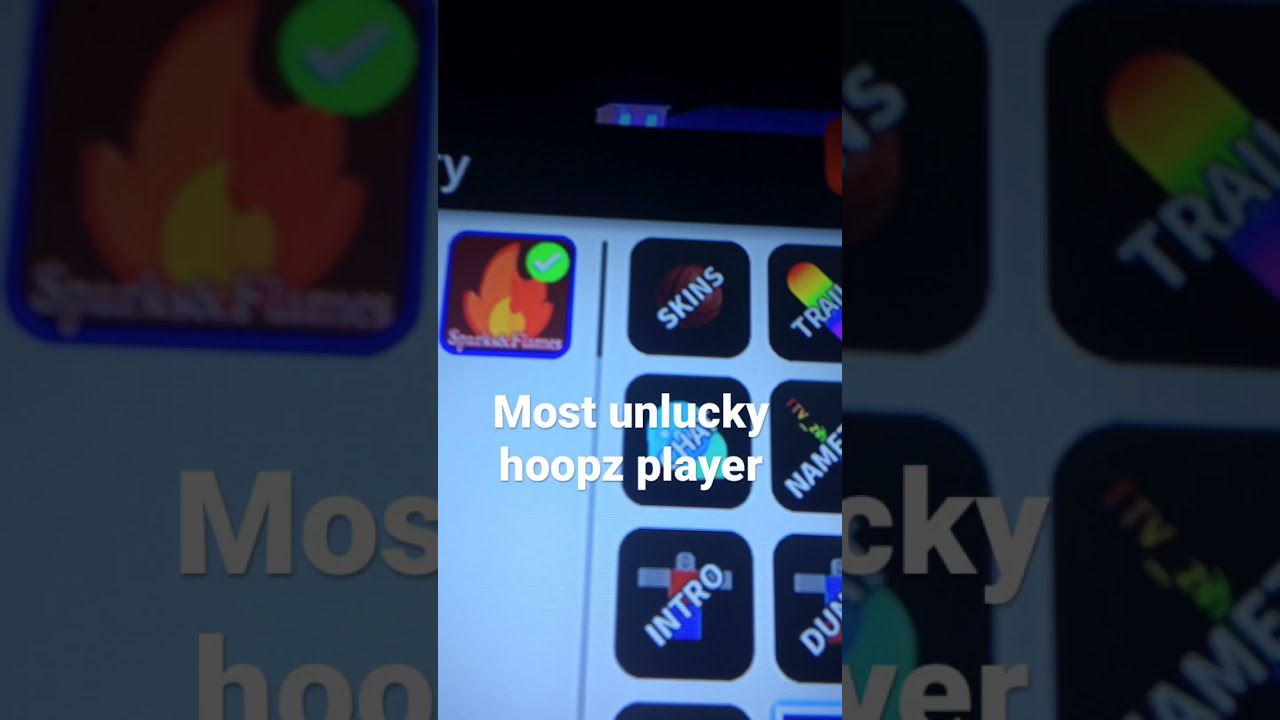 Most unlucky hoopz player