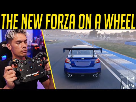 I Tried The New Forza Motorsport on a Wheel…