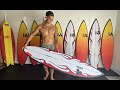 Zeke Lau Breaks Down His New CI Surfboards Quiver - Hawaii 20/21