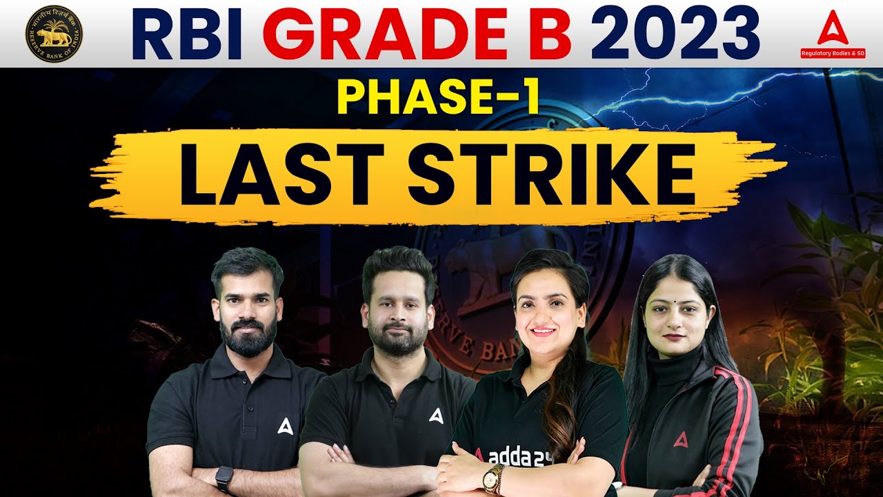 RBI Grade B Preparation Strategy | Last 10 Days Preparation Strategy Of ...