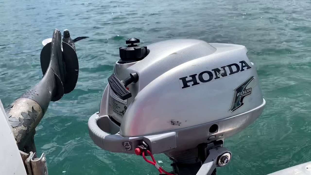 Honda 2 Hp Four Stroke Outboard - YouTube