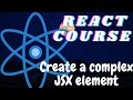 React tutorial for beginners- Create a COMPLEX JSX Element - React - freeCodeCamp frontend