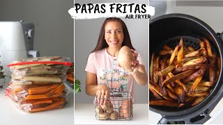 PAPAS FRITAS SIN FREIR-  Truco para congelar | FREIR EN AIR FRYER