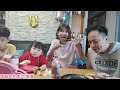 初二吃蘿蔔糕～來博個好彩頭～發大財啊【吳懷中 小龜 夫妻生活日常vlog】