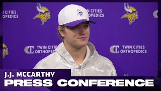 J J Mccarthy Talks Returning From Injury Preparing To Start Against Lions Confidence Level
