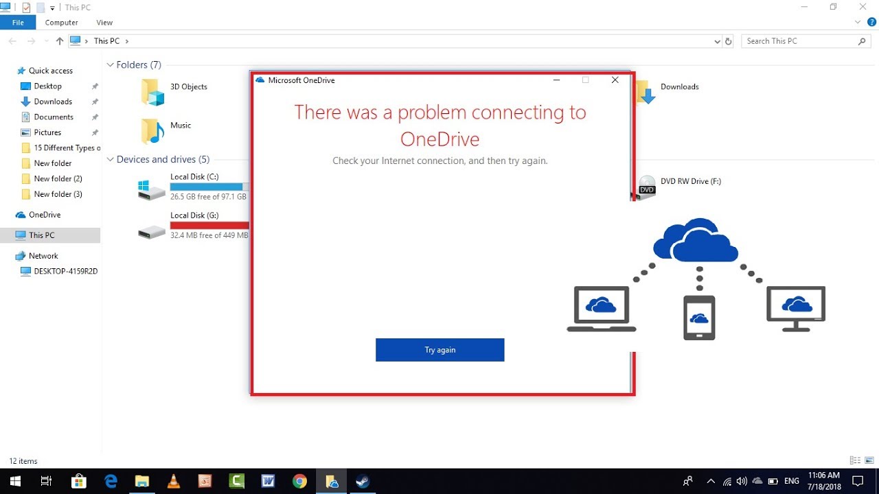 How To Fix There Was A Problem Connecting To OneDrive In Windows 10 ...