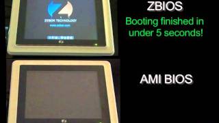 Zebor Technology demonstrates fast-boot BIOS \u0026 Linux