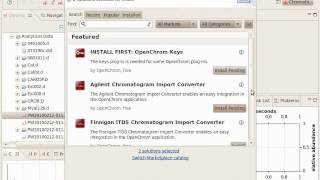 OpenChrom - Installing Plug-ins