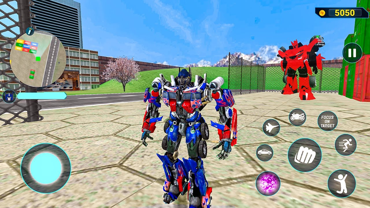 Jet Robot Car Transformation Simulator Android Gameplay Youtube