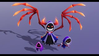 www.Meshtint.com | Grim Reaper Wraith Evolution Pack Cute Series