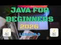 Java Course 9 – Mastering Encapsulation, Constructors & this Keyword in Java OOP 🧠✨