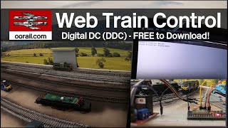 Model Railway Computer Control using Digital DC (DDC) Demo | oorail.com