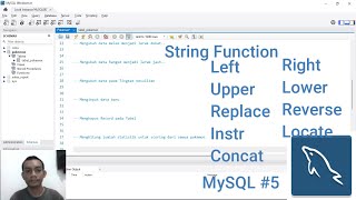 String Function (Left, Right, Upper, Lower, Replace, Reverse, Instring, Locate, Concat)