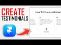 How To Create Testimonials In Framer (Full Guide)