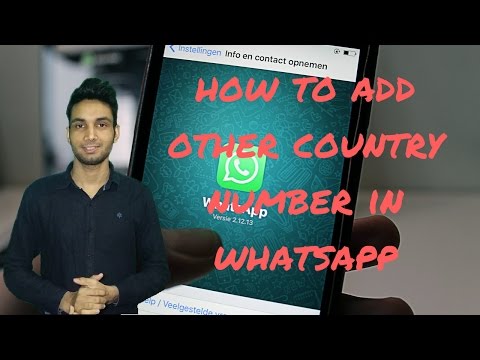 How to add other country number in whatsapp How to add other country number in whatsapp