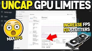 Fix VRAM Limits & GPU Bottlenecks - Fix Low GPU Utilization & Low FPS