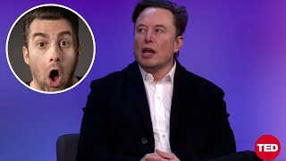 Podcaster Reacts to Elon Musk Ted Talk Interview
