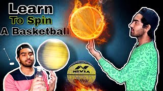 How I Learn To Spin Basketball | Learn Quick | Beginner | Hindi | MR. SKILL LEARNER