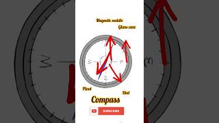 Labelled Diagram Of Compass #shorts