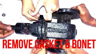 HOW TO DISASSEMBLY OF SLUICE VALVE