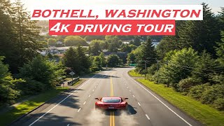 Bothell, Washington | 4k Driving Tour | Dashcam