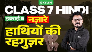 Class 7 Hindi | इकाई -5 नज़ारेहाथियों की रहगुज़र | Xylem Class 7