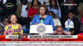 Charity Ngilu's speech at Women Governor's G7 Summit held at Machakos County