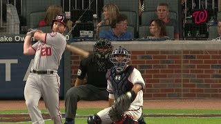 WSH@ATL: Murphy crushes a solo homer to center field