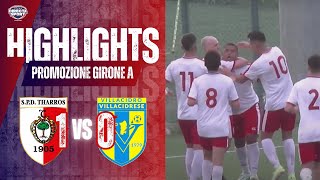 Calcio Promozione Gir. A - SPD Tharros 1905-Villacidrese 1-0 (Highlights)