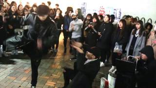 JHKTV]  hong dae street dance   boy group DOB  yang\u0026 park jin boom boom