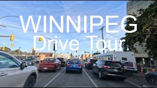 4K 60fps Drive Tour Weston To Downtown – Winnipeg Manitoba Canada