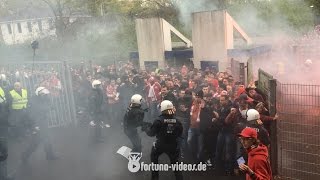Derby-Chaos in Duisburg (MSV Duisburg - Fortuna Düsseldorf 2:1, 29.04.2016)