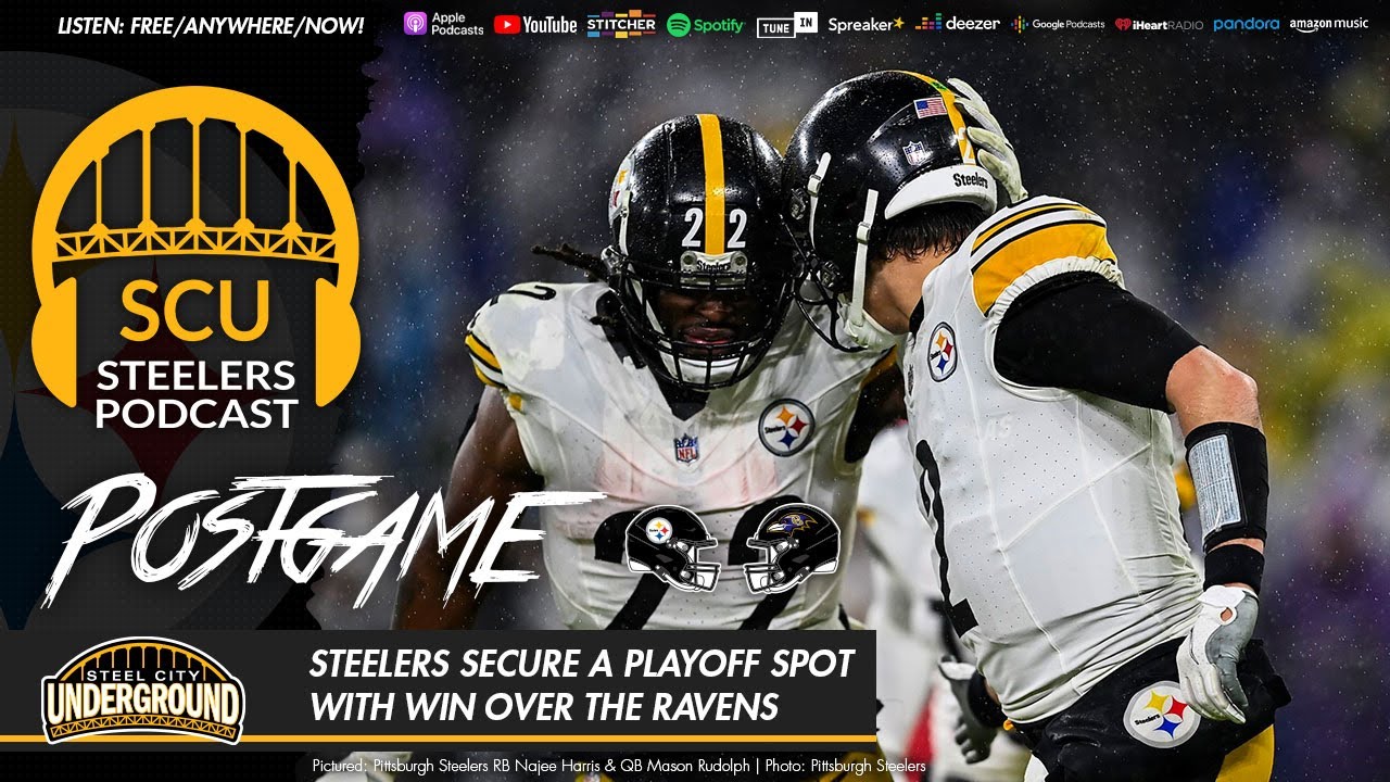 Steelers Secure A Playoff Spot With Win Over The Ravens - YouTube