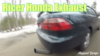 Ricer Thinks His Honda Exhaust Is Sooo Cool...