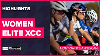 Mont-Sainte-Anne - Women Elite XCC Highlights | 2024 WHOOP UCI Mountain Bike World Cup