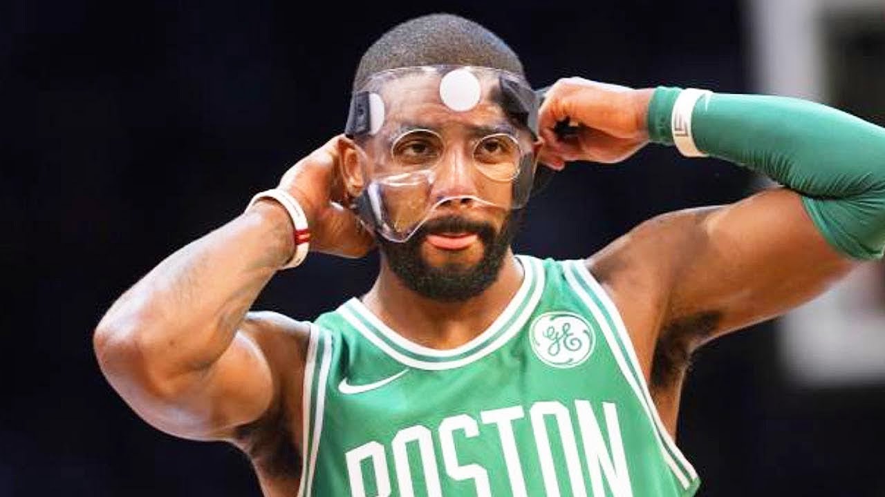 Kyrie Irving Wears Mask After Injury! Masked Kyrie Irving Returns ...