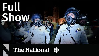 CBC News: The National | Protests put campuses on edge