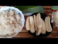 khmer food grilled banana sticky rice អន្សមចេកអាំង ធ្វើតាមនេះធានាថាឆ្ងាញ់ ងាយធ្វើ ពន្យល់ក្បោះក្បាយ