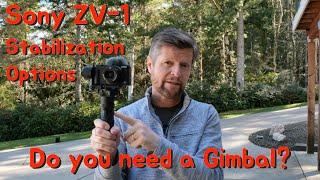 Sony ZV-1 Image Stabilization Options - Do You Need a Gimbal?