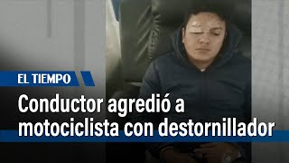 Conductor de camión agredió a motociclista con destornillador tras discusión en Engativá | El Tiempo