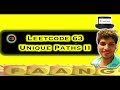 Unique Paths II | Leetcode 63 | Dynamic Programming 🔥🔥🔥 | Easy Peasy | Live coding session