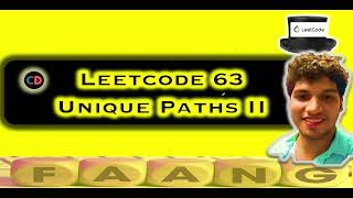 Unique Paths II | Leetcode 63 | Dynamic Programming 🔥🔥🔥 | Easy Peasy | Live coding session