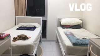 [Vlog] Move in uni day + dorm tour @ Monash University Malaysia.