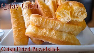 Perfect for Breakfast| Unbelievably Delicious & Cheap Hollow Fried Dough Recipe(Fried Breadsticks)!